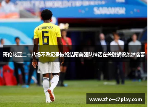 哥伦比亚二十八场不败纪录被终结南美强队神话在关键战役轰然落幕 哥伦比亚二十八场不败纪录被终结南美强队神话在关键战役轰然落幕